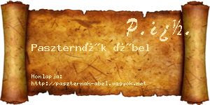 Paszternák Ábel névjegykártya
